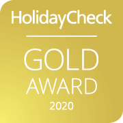 Hotel BEI SCHUMANN AUszeichnung Holiday Check Gold Award 2020