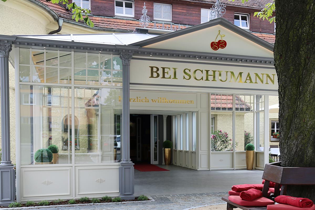bei-schumann-hotel-eingang Hotel BEI SCHUMANN Eingang